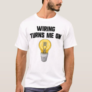 Camisa de Eletricista Piada de Física Me Excito El