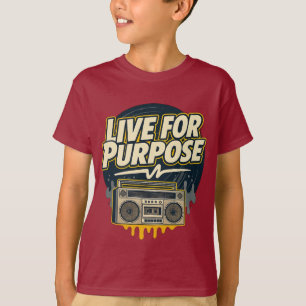 Camisa de Empoderamento de Juventude Vermelha