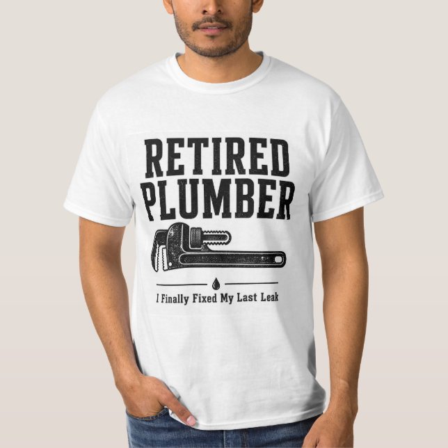 Camisa de Encanador Aposentado — Finalmente Conser (Frente)