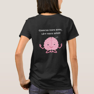 Camisa de Energia do Fluxo de Yoga BLACK