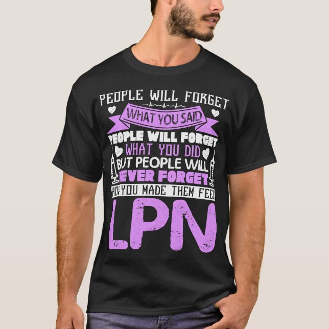Camisa de Enfermeira LPN Orgulhosa (Frente)