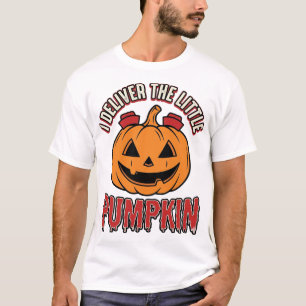 Camisa de entrega de Halloween da enfermeira abóbo