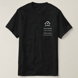 Camisa de equipe de limpeza de casa editável | Per