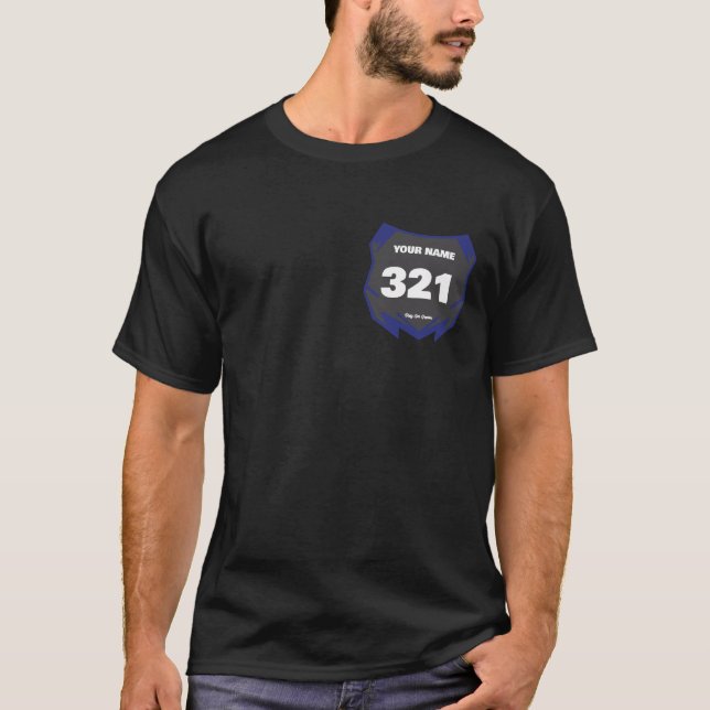 Camisa de Equipe de Motocross Personalizada (Frente)
