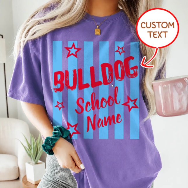 Camisa de Equipe do Espírito Escolar com Mascote P (Criador carregado)