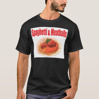 Camisa de espaguete e almôndegas