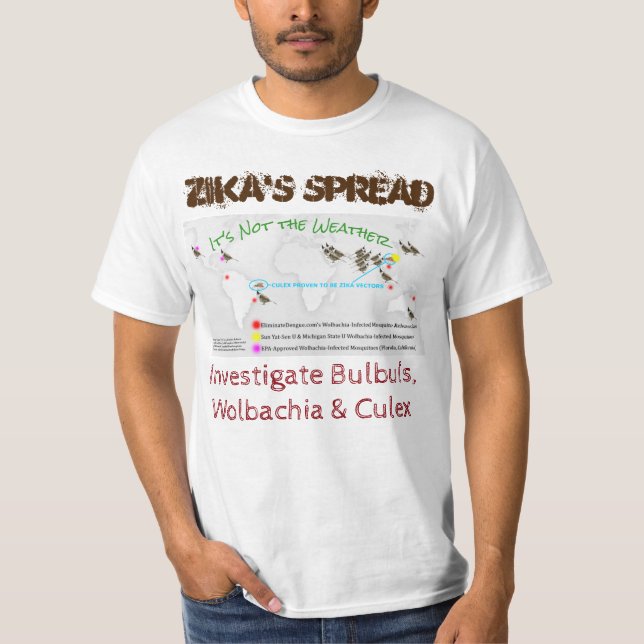 Camisa de Espalhamento da Zika por RoseWrites (Frente)