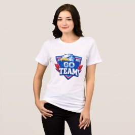 Camisa De Espírito Da Escola Atletiva - Mascote E