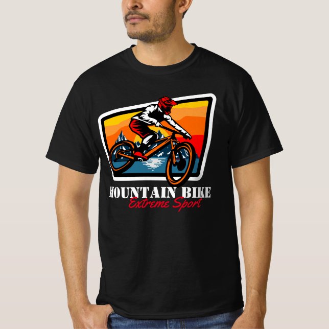 camisa de esporte extremo da mountain bike (Frente)