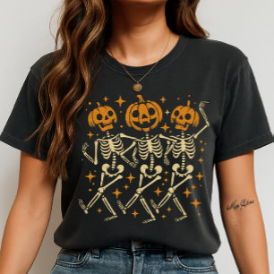 camisa de esqueleto de abóbora