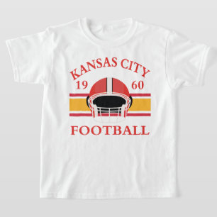 Camisa de Estilo Retroativo de Kansas City,Estilo 