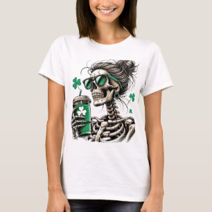 Camisa De Estripador De Calço De Esqueleto