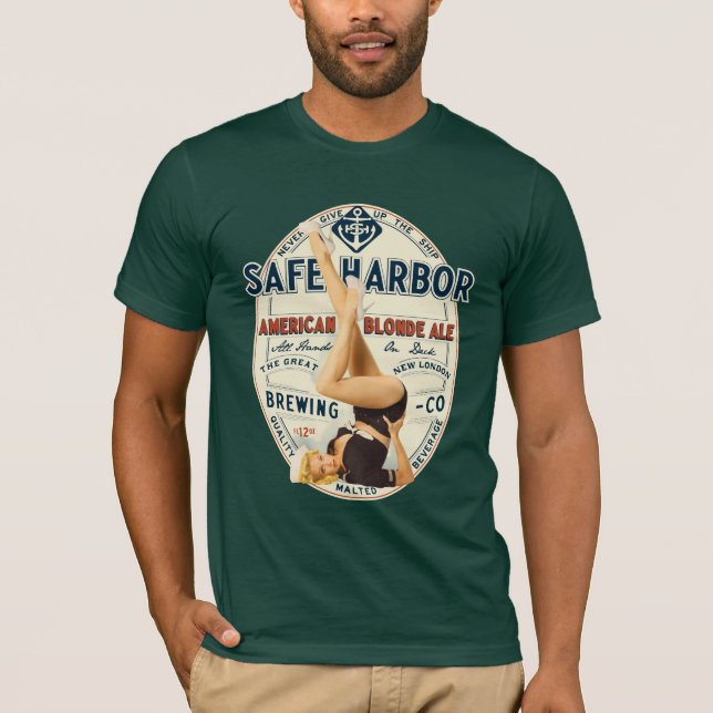 Camisa de etiquetas de porto seguro oficial (Frente)