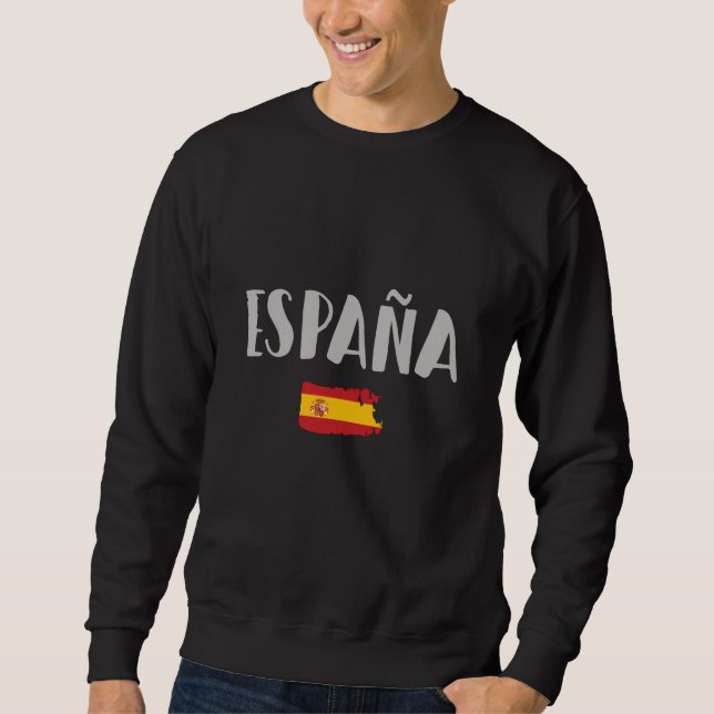 Camisa de Fã de Futebol da Espanha Bandeira (Frente)