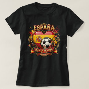 Camisa de Fã de Futebol da Espanha - Vamos España