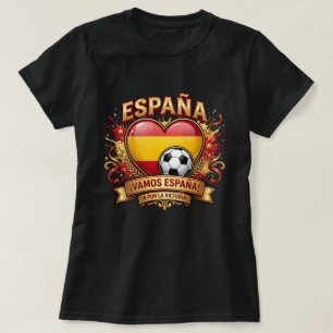 Camisa de Fã de Futebol da Espanha - Vamos España