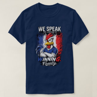 Camisa de Fã de Futebol da França Tee de Vitória F