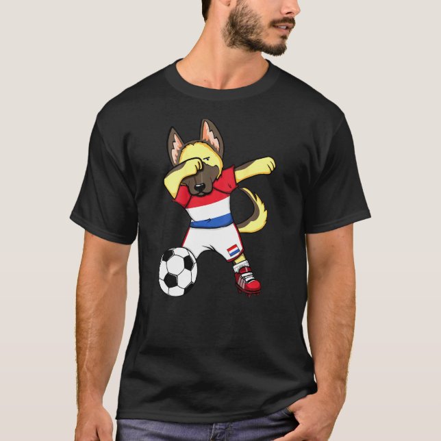 Camisa de Fã de Futebol da Holanda com Pastor Alem (Frente)