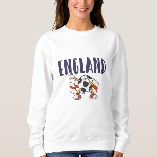 Camisa de Fã de Futebol da Inglaterra Bandeira Ing (Frente)