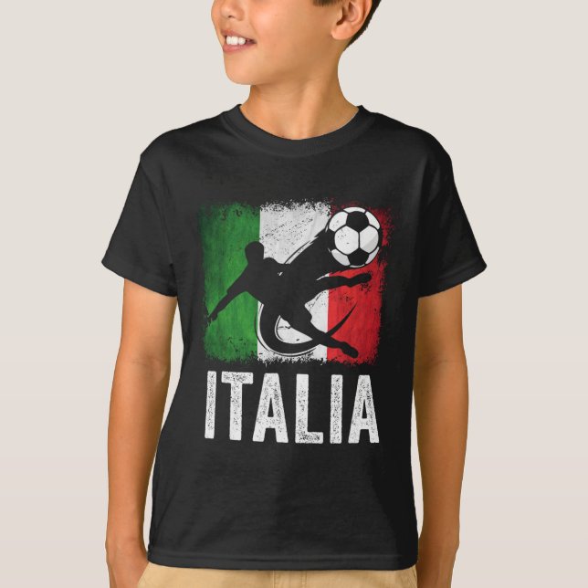 Camisa de Fã de Futebol da Itália (Frente)