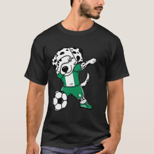 Camisa de Fã de Futebol da Nigéria Dalmatian Dab N