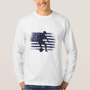 Camisa de Fã de Futebol dos EUA Bandeira Americana