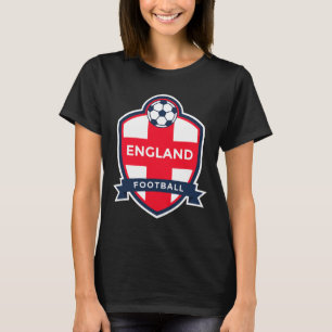 Camisa de Fã de Inglês Futebol Retro Bandeira da I