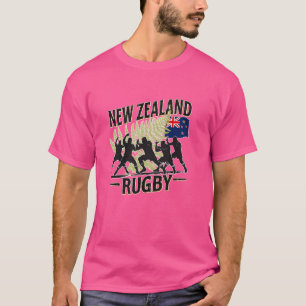 Camisa de fã de rugby da Nova Zelândia Todos os pr