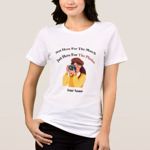 Camisa de Fã Personalizada para Fotógrafo de Futeb