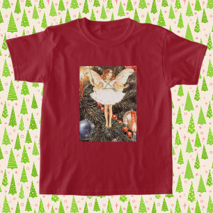 Camisa de fada de árvore natalícia