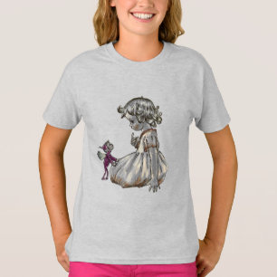 Camisa de Fada e Rapariga Roxas