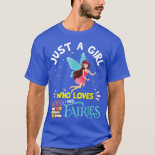 Camisa de fada para garota que ama livros