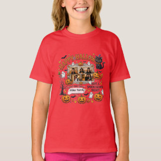 Camisa de Família Feliz Halloween Personalizada co