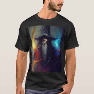 Camisa de Fantasia Dark Wizard Arte de Mago Arca
