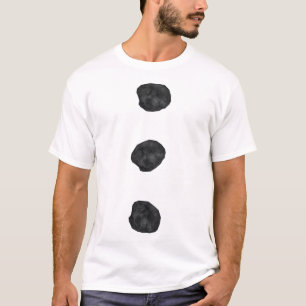 Camisa de Fantasia de Boneco de Neve Três Botões P