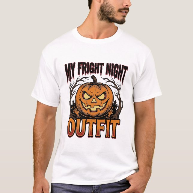 Camisa de Fantasia de Halloween Conjuto de Abóbora (Frente)