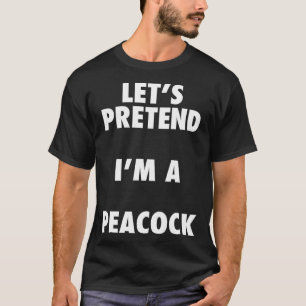 Camisa de Fantasia de Pavão de Halloween, Finja qu