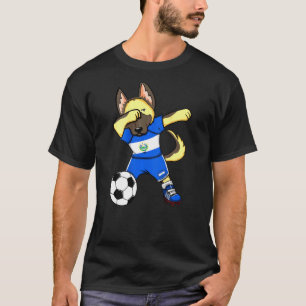 Camisa de Fãs de Futebol do El Salvador com Pastor