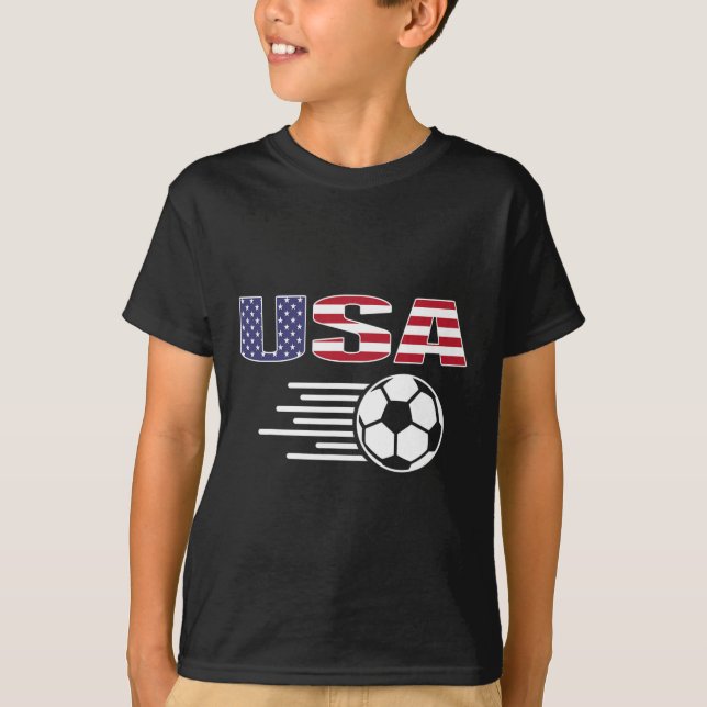Camisa de Fãs de Futebol Orgulhosos da América - B (Frente)