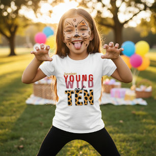 Camisa de festa com estampa de leopardo para menin