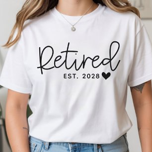 Camisa de Festa de Aposentadoria Presente Personal