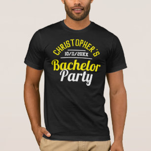 Camisa de festa de solteiro do homem