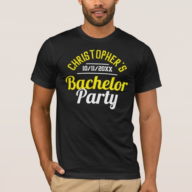 Camisa de festa de solteiro do homem (Frente)