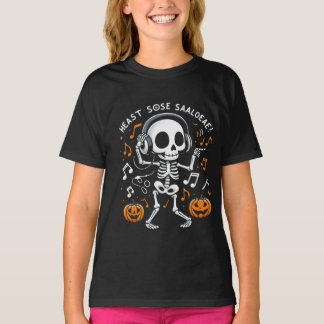 Camisa de festas de música do Halloween Dancing Sk