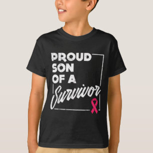 Camisa de filho orgulhoso de sobrevivente apoio ao