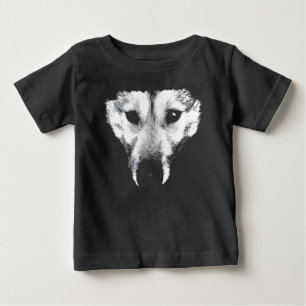 Camisa de Filhote de Husky Camisa de Bebê Husky Si