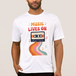 Camisa De Fita De Cassete Retroativa - A Música Vi