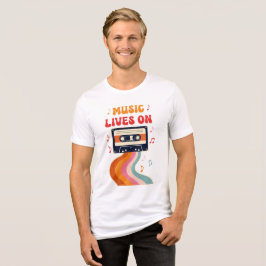 Camisa De Fita De Cassete Retroativa - A Música Vi
