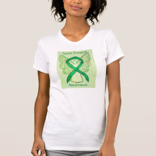 Camisa de Fita de Sensibilização Verde da Doaç