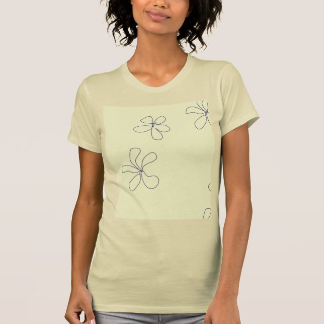 camisa de flor amarela (Frente)